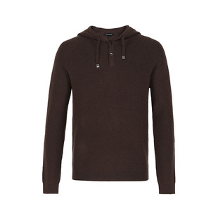 【100%羊毛】CALLISTO卡利斯特男装新款男士秋季连帽毛衣商务休闲