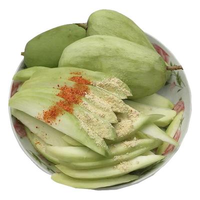 新鲜现摘酸脆青芒果送调料