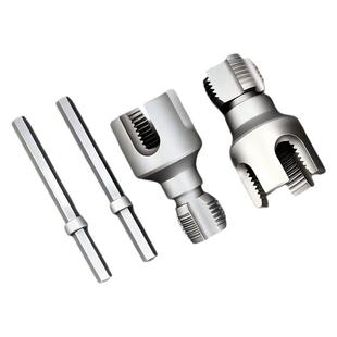 新款家用水管内外丝开丝器46分通用新型电钻攻丝PPRPEPVC假乳蜡粒