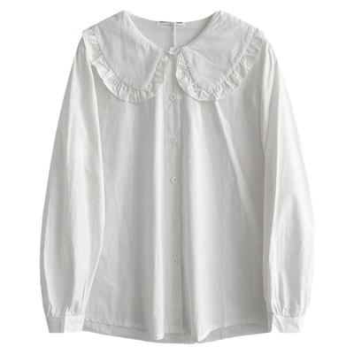 白色衬衣内搭设计感小众