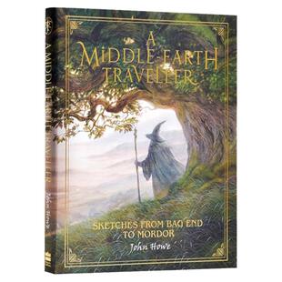 中土世界之旅 约翰豪的魔戒插图 英文原版 A Middle-earth Traveller 霍比特人 指环王 托尔金 科幻原著小说 中洲的历史 英语书籍