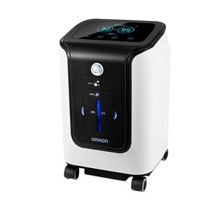 欧姆龙制氧机家用吸氧机老人氧气机5L升带雾化医用3升低噪511W512