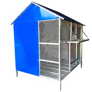 镀锌鸽笼鸽舍尖顶拼装鸽子笼家用大号养殖笼子种鸽笼鸽舍鸽棚组合