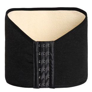 护腰带保暖薄款秋冬加绒男女贴身羊毛层暖腰围腹部睡觉护肚防寒