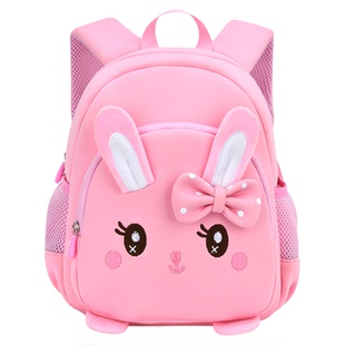 新款幼儿园书包儿童女童入学女孩小背包宝宝超萌小兔子3岁双肩包