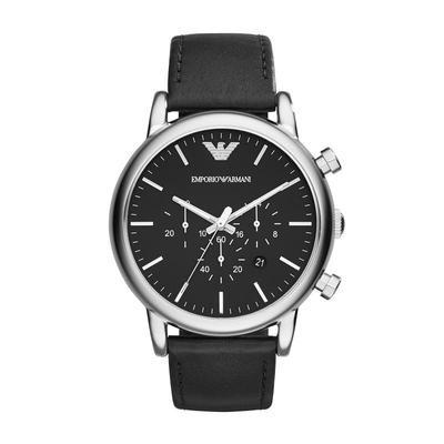 阿玛尼男表运动防水计时手表