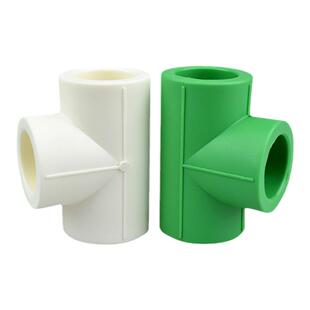 伟星管业PPR冷热水管4分/6分/PPR管配件等径三通热熔接接头加厚
