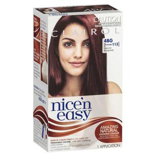 Clairol Nice＆Easy伊卡璐黑棕金红色自然简易染发剂澳洲原装正品