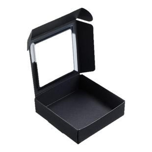 跨境牛皮纸开窗飞机盒金卡白卡diy小饰品通用包装空盒可定制logo