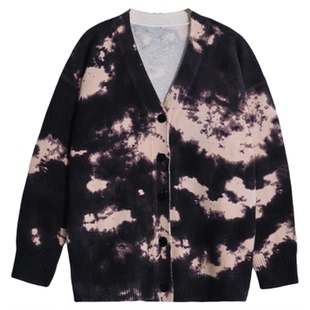 ltyp旅途原品【限量四折】100%羊毛艺术印花针织开衫毛衣外套女春