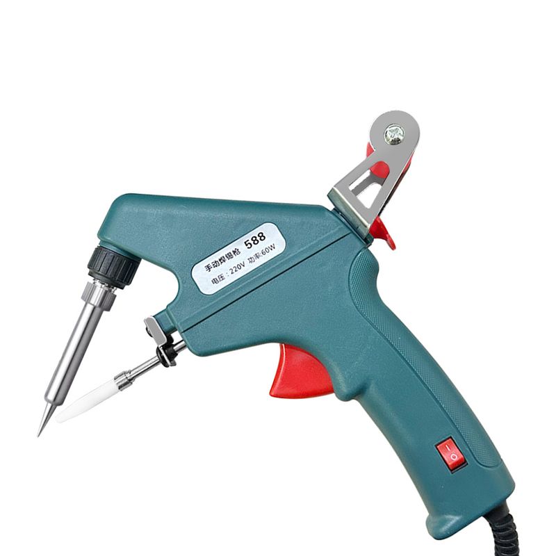 手动焊锡枪恒温电烙铁自动焊锡抢焊锡焊接工具套装维修家用焊电子