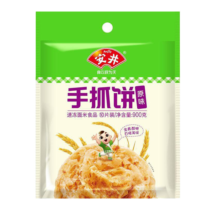 安井手抓饼原味900g早餐煎饼