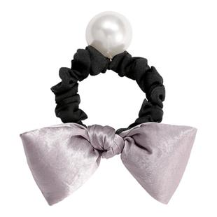 DODOGOGO蝴蝶结珍珠头绳2025年新款韩国高级感发圈皮筋女头饰发绳