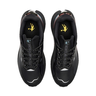 乔丹越嶺2.0防水户外生活鞋男革面耐磨机能徒步鞋黑色运动跑步鞋