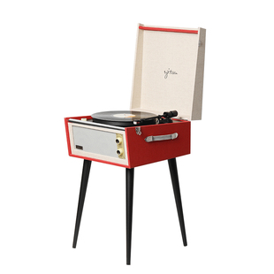 Syitren/赛塔林STEINC黑胶唱片机动磁留声可调针压落地式复古