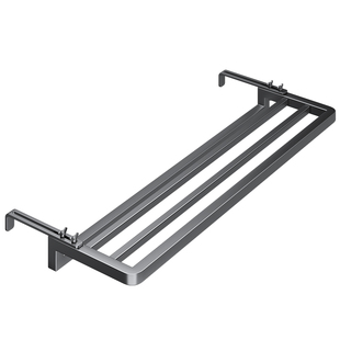 阳台晾衣架子置物架晒鞋架阳台晾衣神器防盗窗护栏窗外晾晒杆窗台