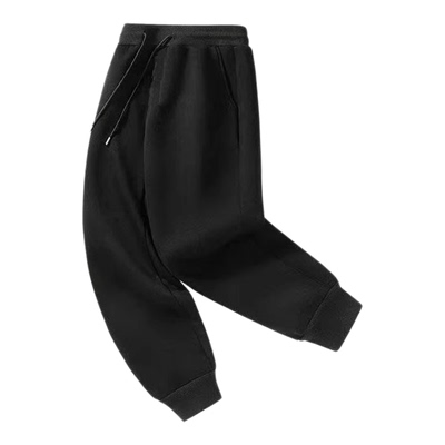 重磅男士秋冬裤子羊羔绒直筒长裤