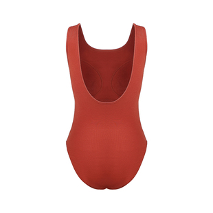 mimi fantasy无袖u型露背上衣带胸垫性感低腰修身背心春夏连体衣