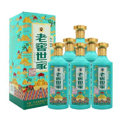 泸州老窖浓香型白酒世家风华毓秀52度500ml*6瓶整箱纯粮白酒送礼