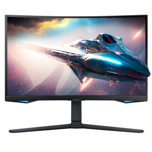 三星27英寸G6显示器2K240Hz曲面HDR600升降旋转电竞屏S27BG654EC