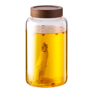 泡酒玻璃瓶子加厚5斤密封酒坛子装白酒容器人参药酒罐专用酿酒瓶