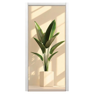 水井门贴纸高级感电井门防火门遮挡装饰贴纸消防栓贴纸电梯门贴纸