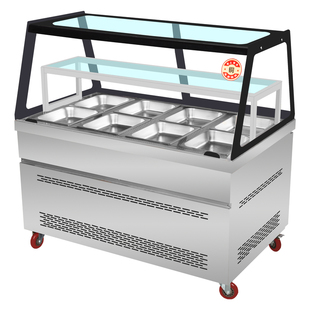 冷藏保鲜商用卤肉熟食烧烤串串冷藏冷冻专用柜兰州拉面凉菜展示柜