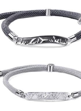 绳女好物圣诞节送男友情侣手链