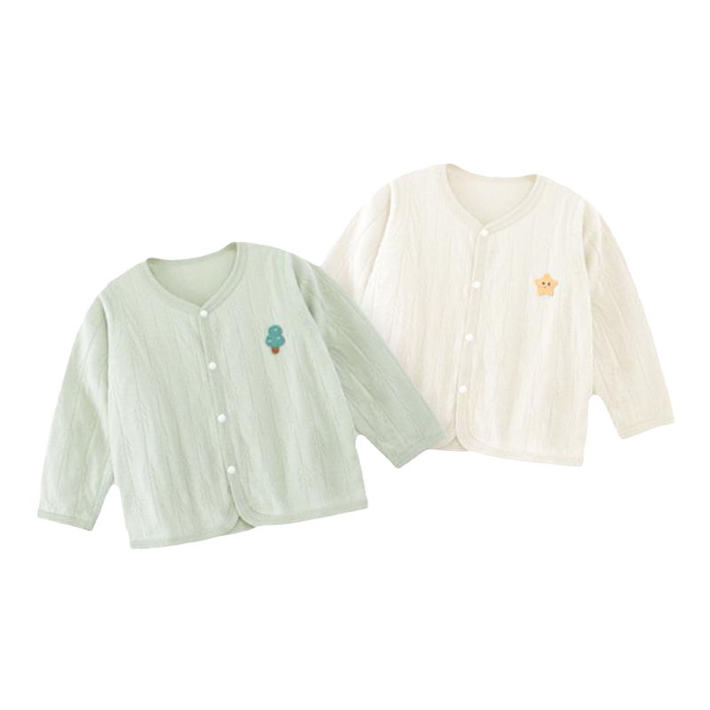 婴儿衣服春秋款上衣外套开衫纯棉男女幼宝宝打底家居服a类初秋季