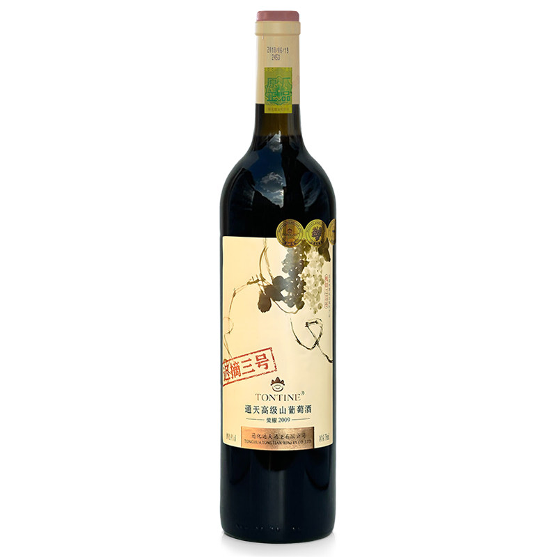 通化山葡萄酒通天迟摘三号甜葡萄酒红酒女士葡萄酒甜型甜红葡萄酒
