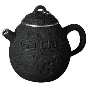 纯手工段泥还原烧包银工艺泡茶壶