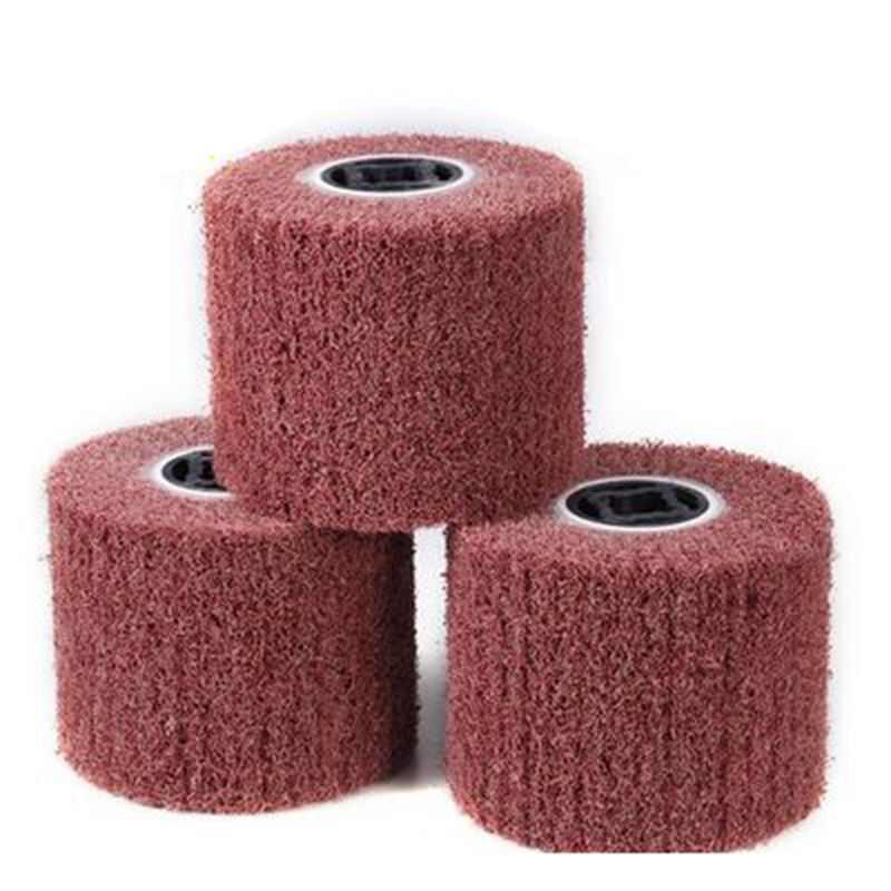 拉丝轮不锈钢专用进口拉丝机百洁布砂布轮打磨抛光轮尼龙轮纤维轮