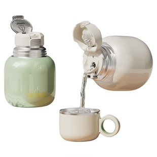 迷你保温杯女高颜值316L不锈钢小容量儿童小巧便携大肚水杯子新款