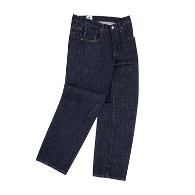 IDLT 高品质 防褪色 重磅13.5oz 宽松直筒牛仔裤原色水洗复古潮流