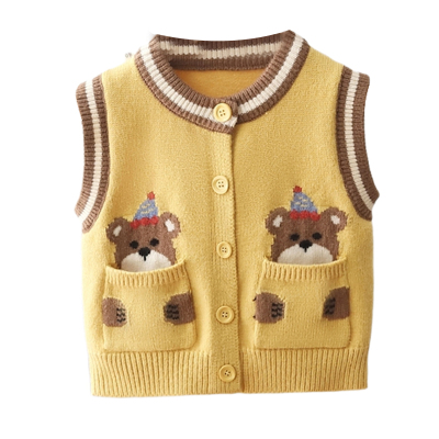 儿童毛衣背心男童开衫马甲外穿