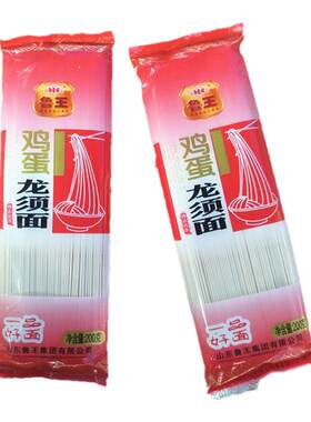 鲁王鸡蛋挂面龙须清汤爽滑可口