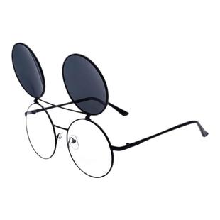 上翻双层镜片个性翻盖太阳镜潮女权志龙GD明星同款两用墨镜可配镜