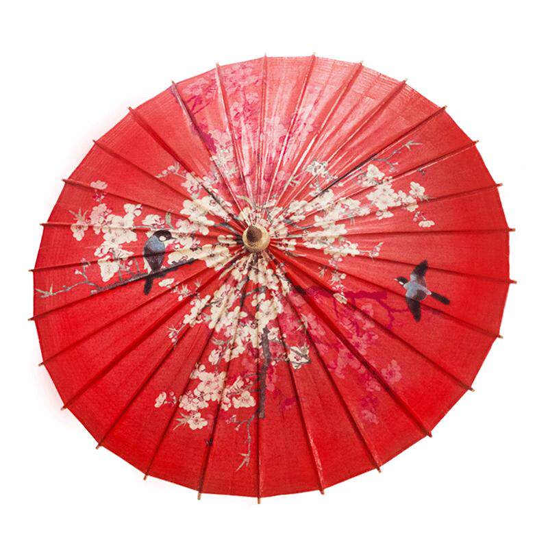 中典喜庆接亲新娘红色传统油纸伞