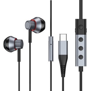 赛简朴自带声卡耳机有线Type-c直播唱歌专用一体全民k歌耳返闭麦