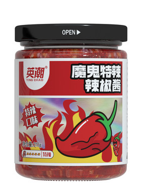 英潮鲜椒酱虎邦辣酱210g*2瓶