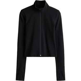 【H&M MOVE SoftMove™】女士运动外套冬季拉链网球健身服1243210