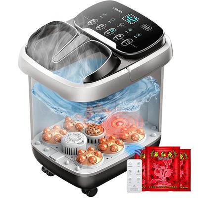 泡脚桶加热恒温洗脚盆电动按摩