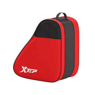 特步轮滑背包儿童轮滑鞋收纳包三层大容量防水溜冰旱冰鞋收纳袋子