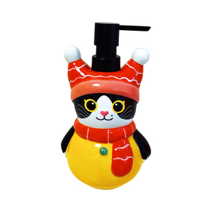 有蒂棵棵原创洗手液瓶按压式分装大容量陶瓷起泡瓶洗面奶洗发水瓶