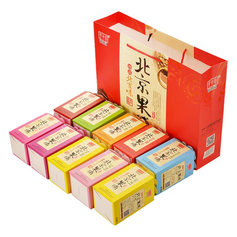 御食园北京果脯礼盒1200g水果干蜜饯休闲零食杏干桃干节日送礼