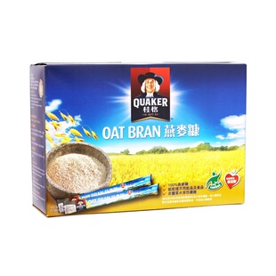 (38香港进口顺丰)桂格燕麦糠24包营养美谷物麸皮代式货版购QUAKER