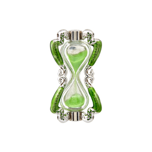 哈利波特周边斯拉格霍恩教授沙漏蛇形支架绿色沙钥匙扣挂件环球款