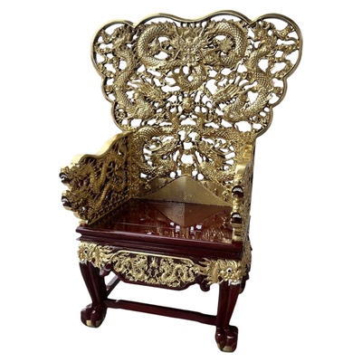 九龙太师椅扶乩龙椅乩童椅木雕