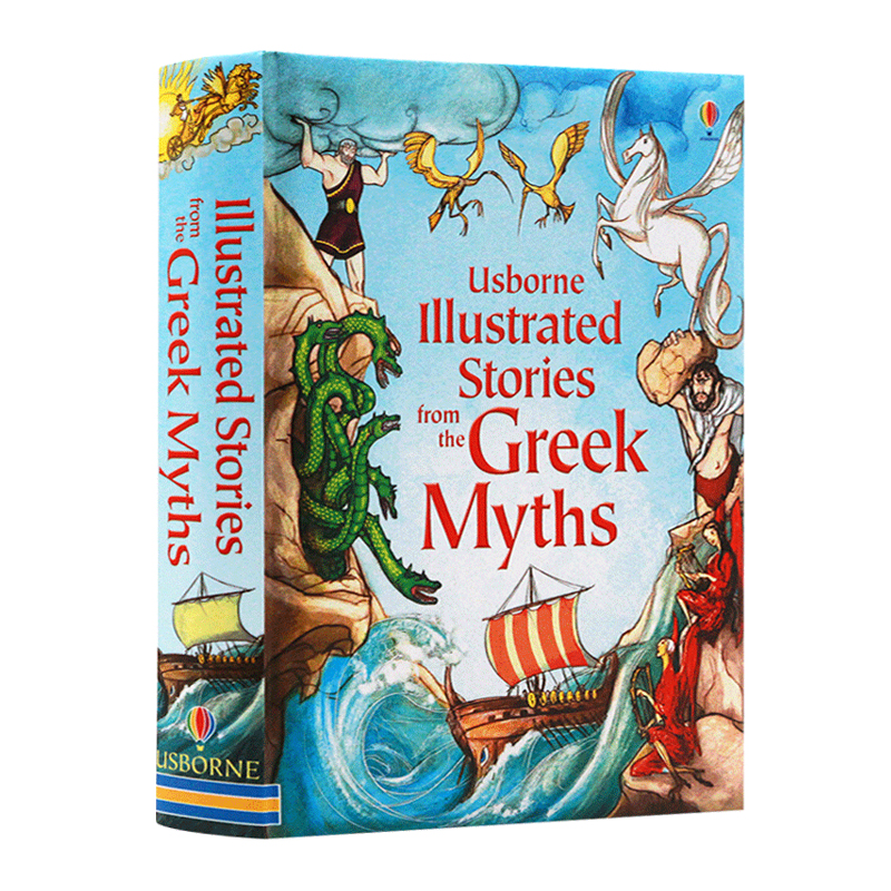 Usborne Illustrated Stories from the Greek Myths 尤斯伯恩古希腊神话故事合集 精装插图版 英文原版儿童文学读物 进口书籍