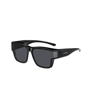 CAPONI运动墨镜近视套镜男驾驶专用防强光太阳镜眼镜防紫外线3116